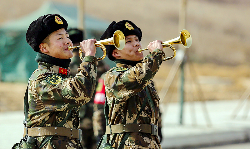 開訓(xùn)！武警甘肅省總隊拉開新年度軍事訓(xùn)練戰(zhàn)幕（組圖）