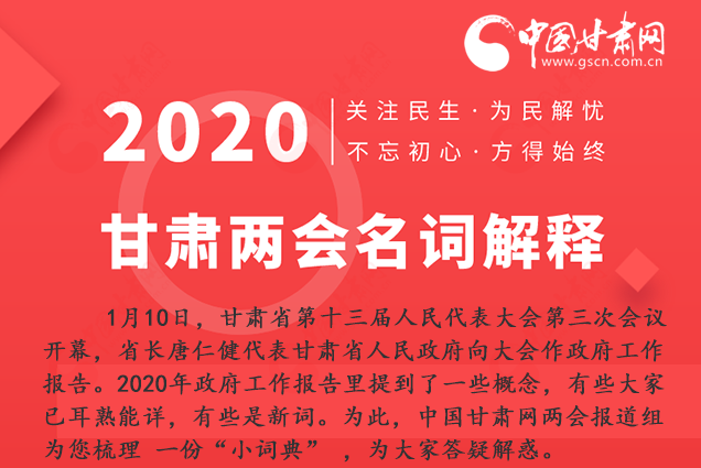 2020甘肅兩會|漲知識！政府工作報告23個新名詞，最全解釋來了