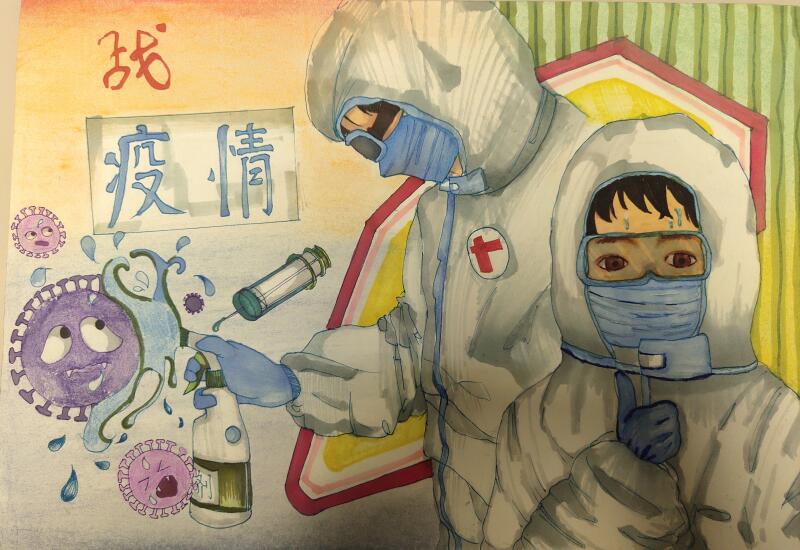 “疫情當(dāng)前，孩子們有‘畫’說(shuō)”作品展播（三十五）
