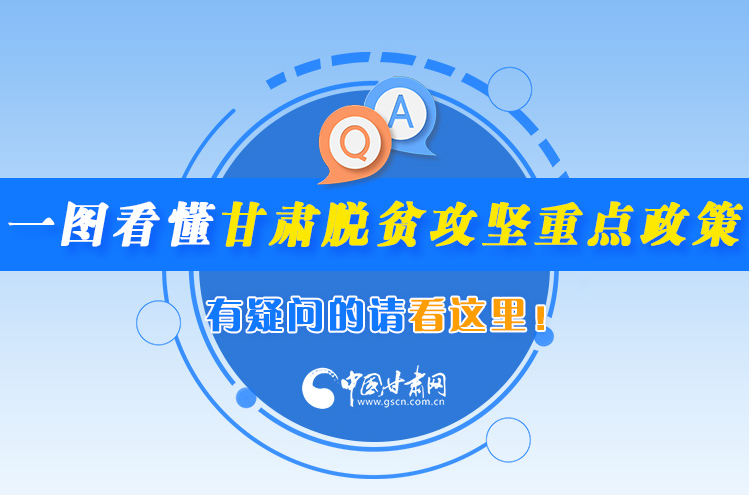 一圖看懂甘肅脫貧攻堅(jiān)重點(diǎn)政策，有疑問的請(qǐng)看這里！
