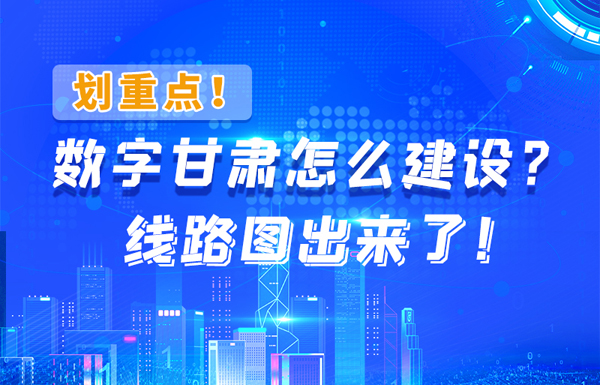 圖解|劃重點！數(shù)字甘肅怎么建設？線路圖出來了！