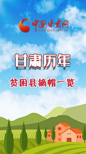 長圖|75→0，一圖回顧甘肅貧困縣摘帽時間