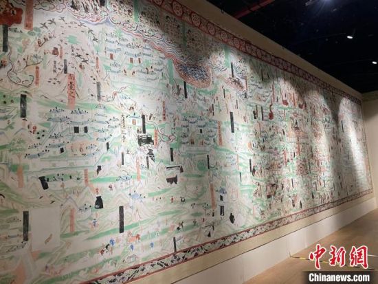 圖為展覽現(xiàn)場。　江楊燁 攝