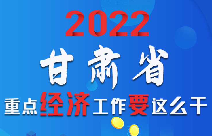 【甘快看·圖解】速覽！2022甘肅省重點(diǎn)經(jīng)濟(jì)工作要這么干！