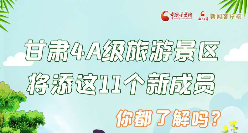 圖解|甘肅4A級旅游景區(qū)將添這11個新成員 你都了解嗎？