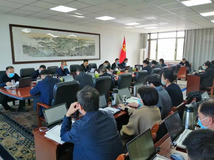 10月17日，金昌市紀委召開常委會（擴大）會議，專題學習交流習近平總書記代表第十九屆中央委員會向黨的二十大所作的報告，研究學習宣傳貫徹落實工作。.jpg