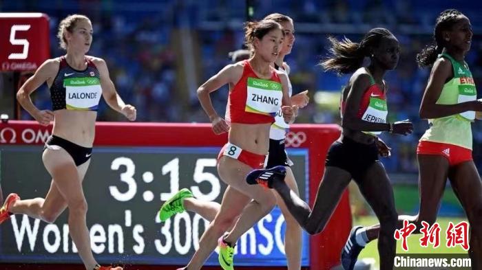 2016年8月，中國選手張新艷參加里約奧運會田徑女子3000米障礙賽預賽。(資料圖) 受訪者供圖