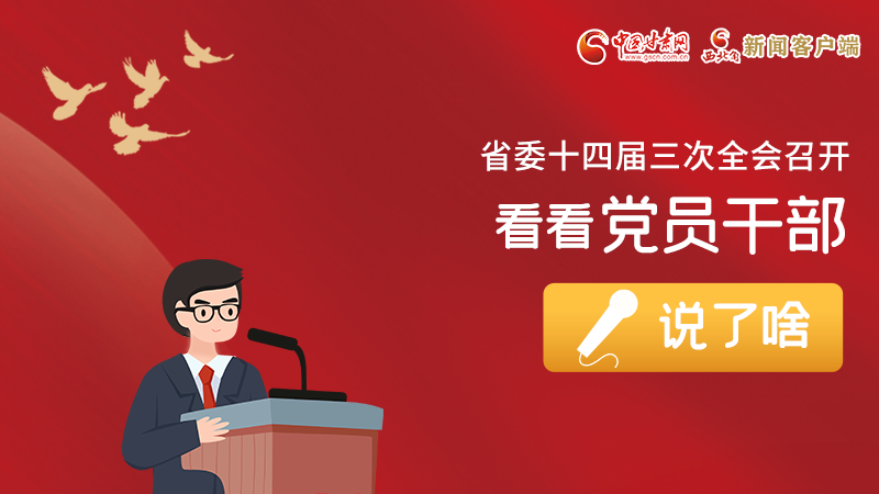 圖解|事關(guān)甘肅省委十四屆三次全會，黨員干部這么說！
