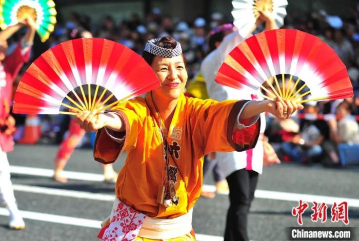 日本仙臺(tái)七夕祭。孫冉 攝