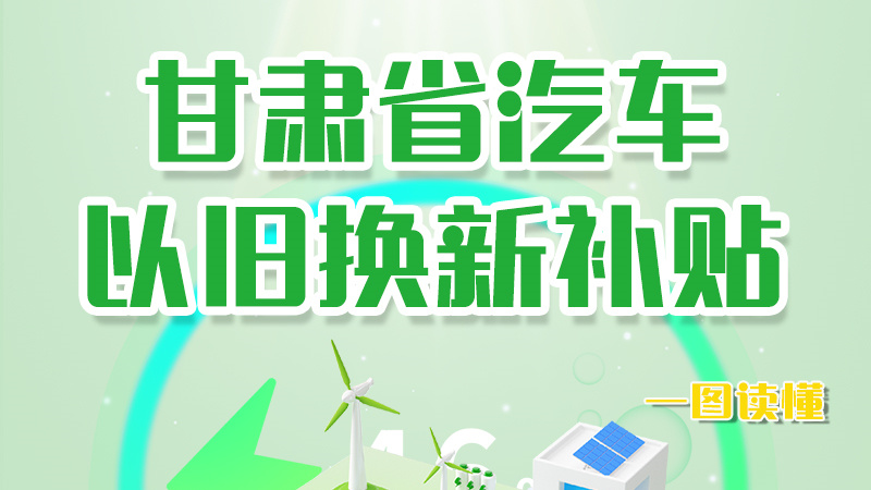海報|重大利好！甘肅省汽車以舊換新補貼來了