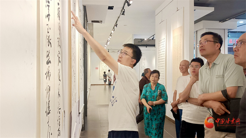 江蘇無錫攜30位書法名家作品走進蘭州 隴上勁吹“太湖風(fēng)”