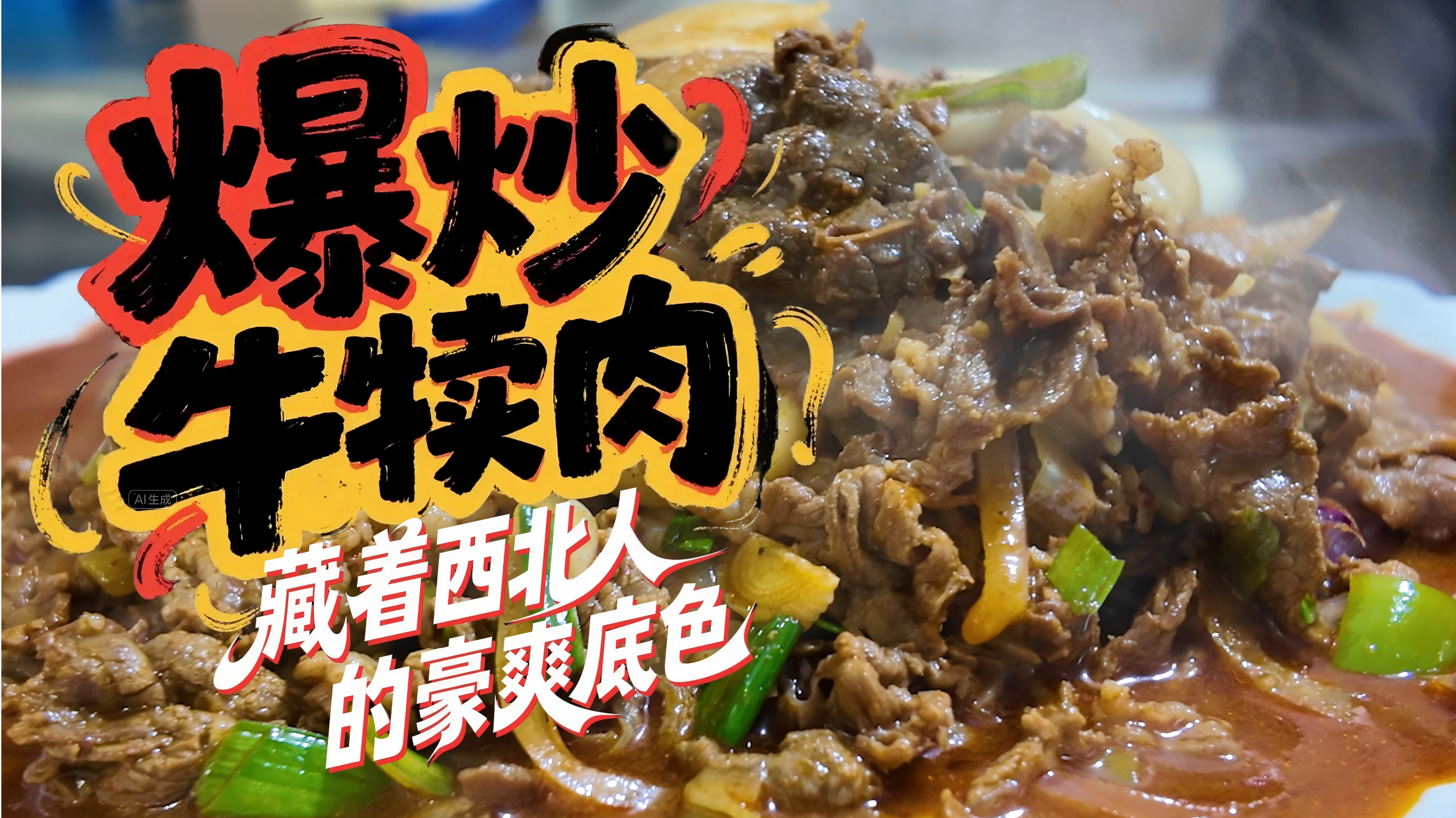 視頻丨爆炒牛犢肉，藏著西北人的豪爽底色
